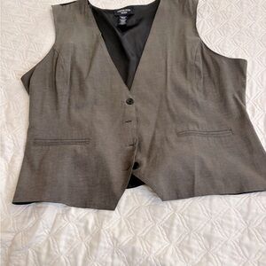 CANYON RIVER BLUES 1987 Gray Boyfriend Button-Down Vest. SIZE:XL.